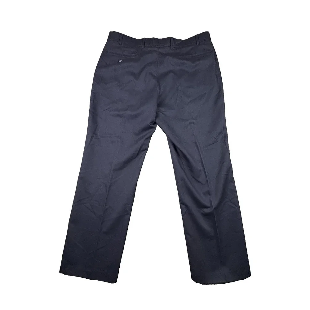 Levi's Action Men's (Fits Like 38x30) Navy Dress Slacks Straight Leg SEE DESCRIP